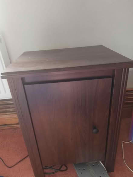 Photo of free Bedside cabinet wood effect (West Hallam DE7) #1