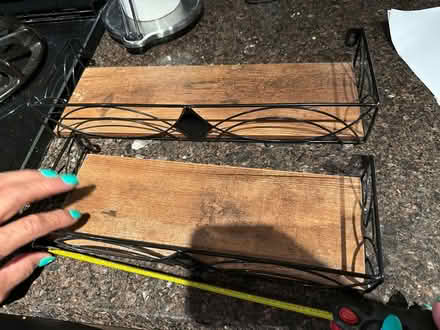 Photo of free 2 wooden shelves for wall mounting (Riverdale, Bronx, New York) #1