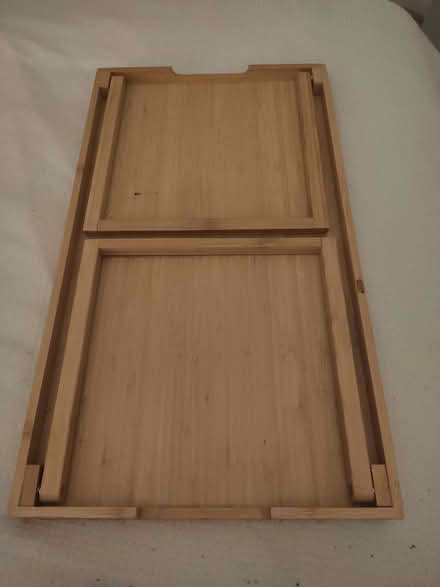 Photo of free foldable bamboo bed tray table (E10 6RH) #3
