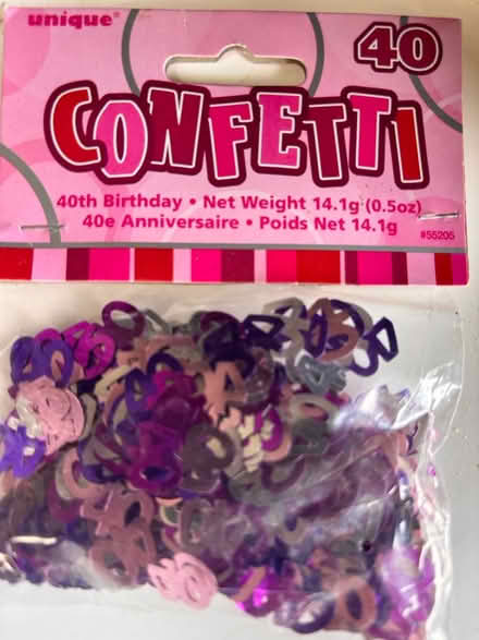 Photo of free Confetti- 40th (Berkhamsted, HP4) #1