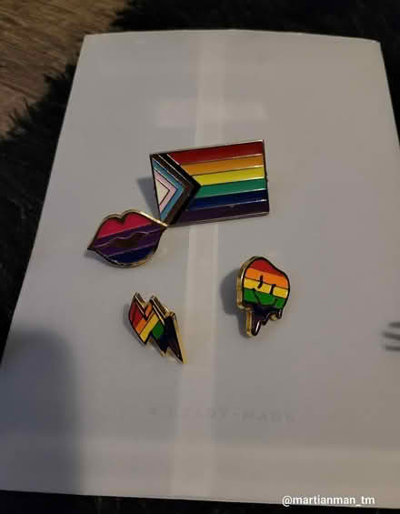 Photo of free Pride enamel pins (Central Palmdale) #1