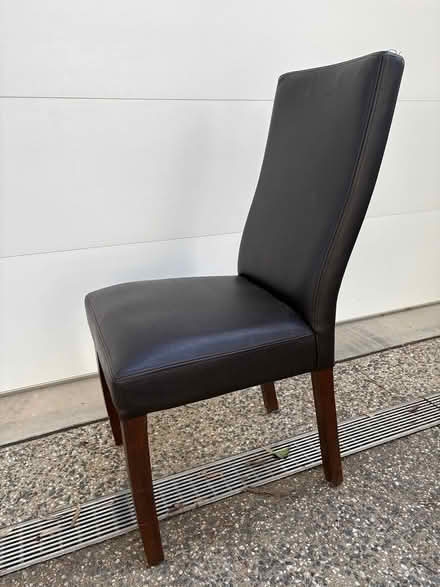 Photo of free 4 x Leather Dining Chairs (Church St, Mitcham) #3