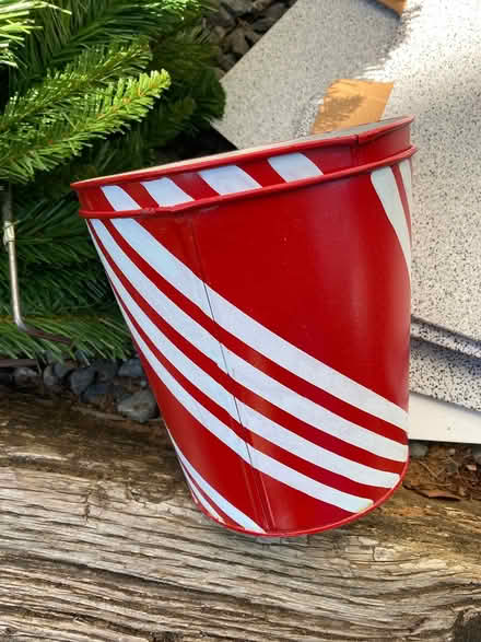 Photo of free Two red and white bucket (Foothill Boulevard Cupertino) #1