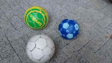 Photo of free Old footballs (mitchams corner CB4) #1