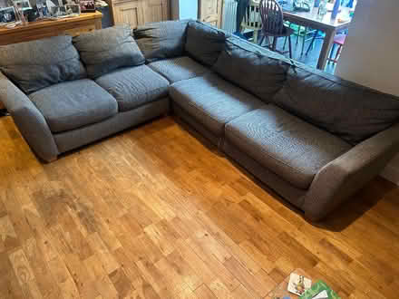 Photo of free Grey corner sofa (Ashburton CR0) #1