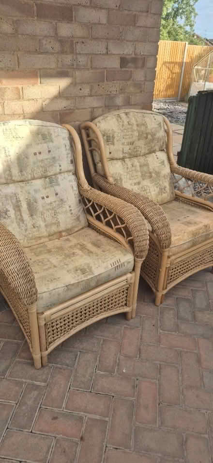 Photo of free Wicker chairs (Abbeydale Gloucester) #1