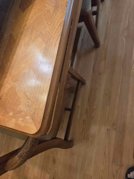 Photo of free large sturdy wood table (palm harbor CR 1 Tpa Road) #3