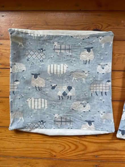 Photo of free Two sheep patterned cushion covers (Oakworth BD22 7QR) #2