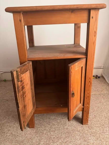 Photo of free Solid pine cupboard / washstand (Deptford SE10) #2