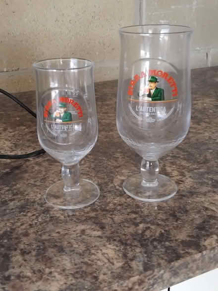 Photo of free Biere Moretti glasses (Thornaby Village TS17) #1