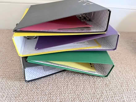 Photo of free 5 Lever Arch files (Colliers Wood SW19) #1