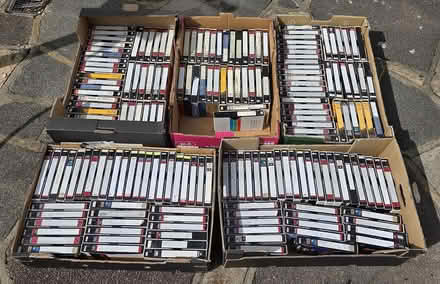 Photo of free 177 VHS video tapes (Stoneleigh KT17) #1