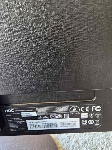 Photo of free 21" computer monitor 1080p colour (Langney Point BN23) #2