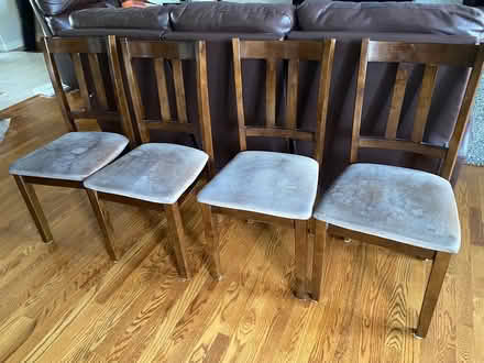 Photo of free Dining chair x 4 (Greely) #1