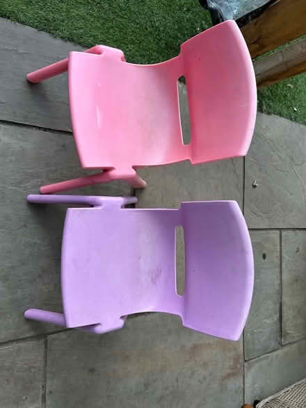 Photo of free Kids plastic chairs (Stanway CO3) #1