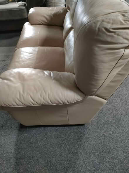 Photo of free Cream two seater settee (Penrith CA11) #4