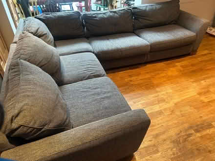 Photo of free Grey corner sofa (Ashburton CR0) #2