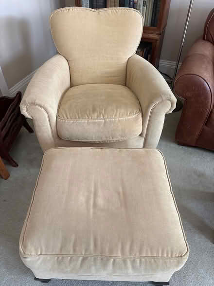 Photo of free Chair and ottomam (Newton Corner) #1