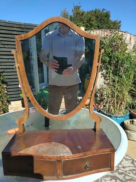 Photo of free Wooden vanity morror (Upminster RM14) #1