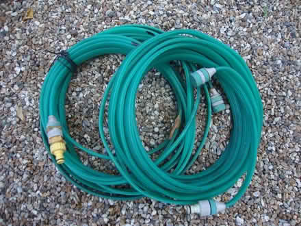 Photo of free 2 lay flat sprinkler hoses (Wallington SM6) #1