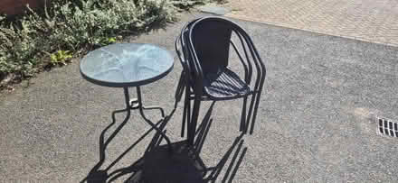Photo of free Barista table and 4 chairs (Great Leighs CM3) #1