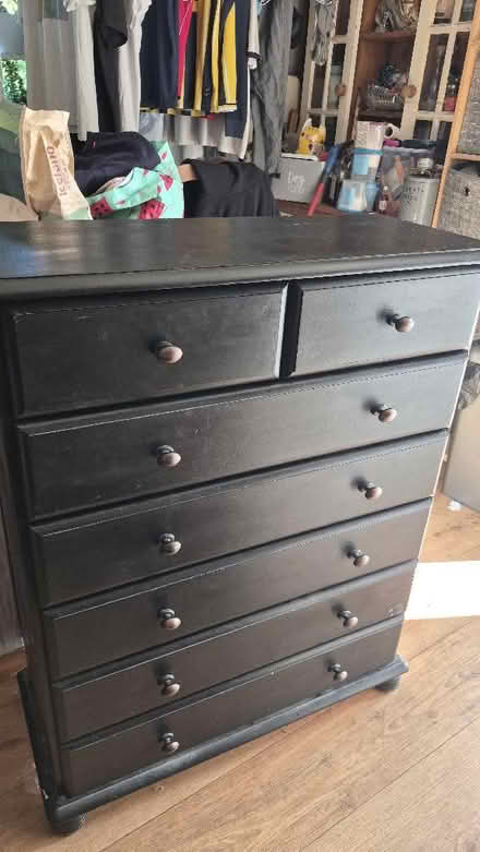 Photo of free Painted solid pine chest of drawers (Letchworth SG6) #1
