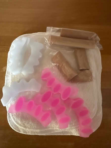 Photo of free Toe protectors and white cloths (NR12 9RZ) #1