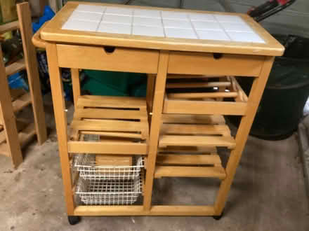 Photo of free Small kitchen unit on casters (L19 Garston off South Mossley) #1