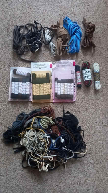 Photo of free Boot / Shoe laces assorted (Central Letchworth SG6) #1