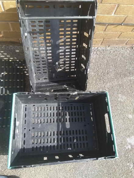 Photo of free 2 big size crates, good for garage or under bed storage (Millhouses S7) #1