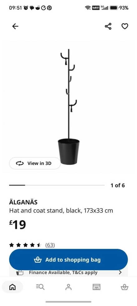 Photo of free IKEA coat and hat stand (Droylsden M43) #4