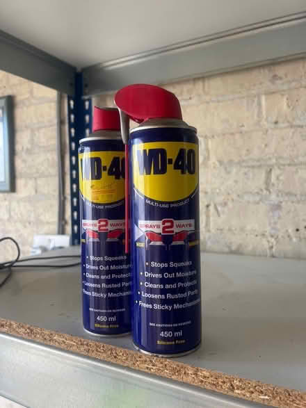 Photo of free 2 tins WD40 (Upper Wolvercote OX2) #1