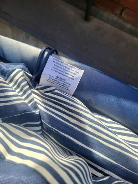 Photo of free Argos Sun Lounger, navy blue (Saint Luke's EC1V) #3