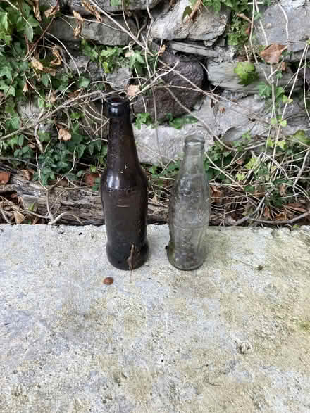 Photo of free 2 old bottles (Old Radnor LD8) #1