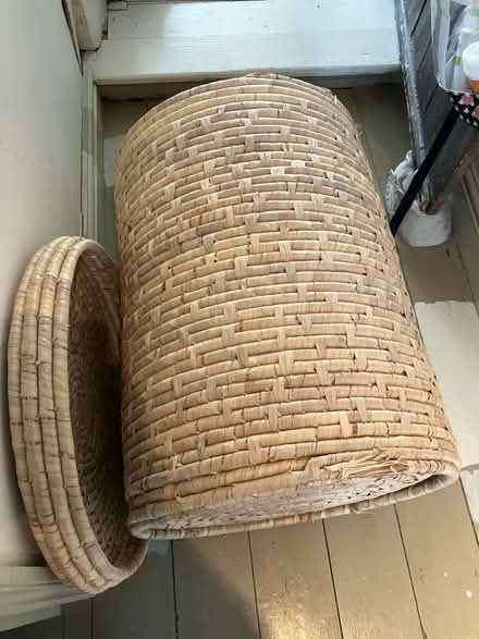 Photo of free Wicker Laundry Basket (Frome (Central) BA11) #2