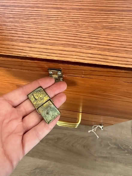 Photo of free Wood filing cabinet (Hulme Walfield CW12) #2