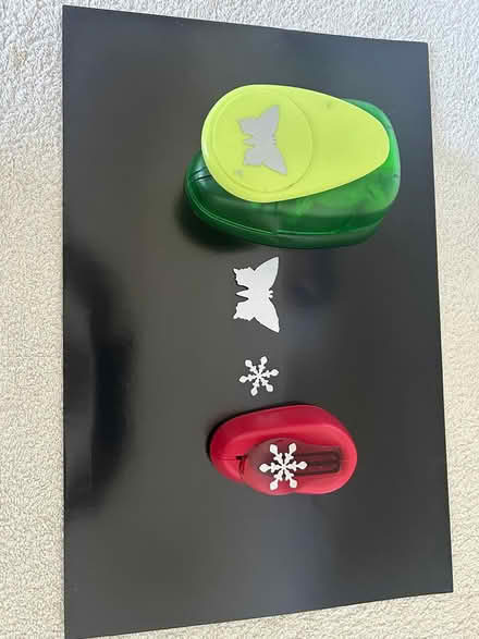 Photo of free Craft punches - butterfly/snowflake (Stockwell SW9) #1
