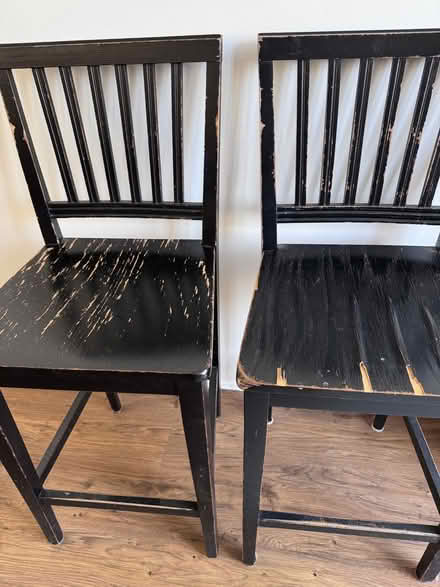 Photo of free 2 Italian made bar stools - upcycle (Strawberry Hill TW2) #1