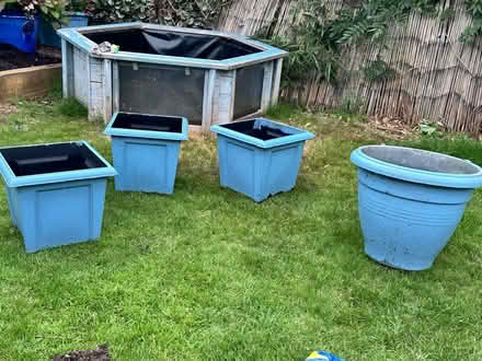 Photo of free 4 Large Plastic Pots (Cosby LE9) #1