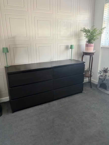 Photo of free Double Chest of Drawers - Black (Cuxton ME2) #1