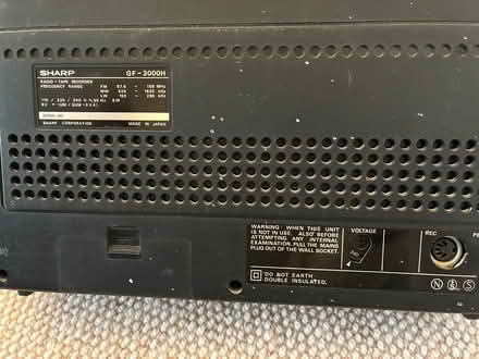 Photo of free "Vintage" Radio / Cassette Player (Greaves LA1) #3