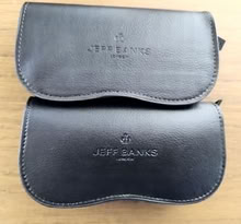 Photo of free 2 Jeff Banks brown glasses cases and cloths (no frames) (Oakwood Park DE21) #1