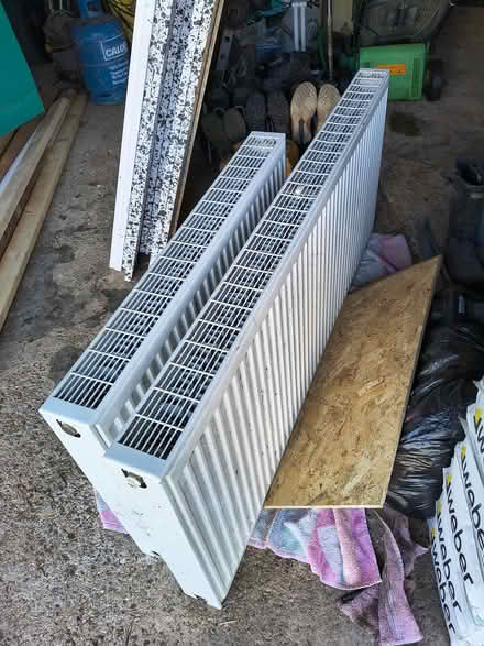 Photo of free Two white radiators (Harrold. MK43) #2