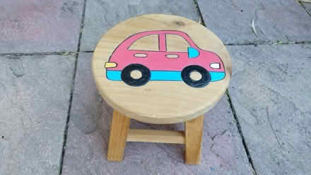 Photo of free Wooden children's stool, used (Aldershot, GU12) #1