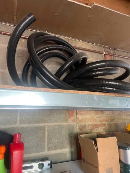 Photo of free flexible black corrugated hose / ducting (Upper Wolvercote OX2) #1
