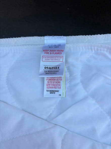 Photo of free Single Bed mattress protector x2 (Binfield RG42) #1