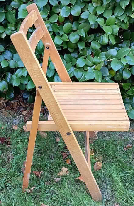 Photo of free Folding wooden chair (Burnham) #2