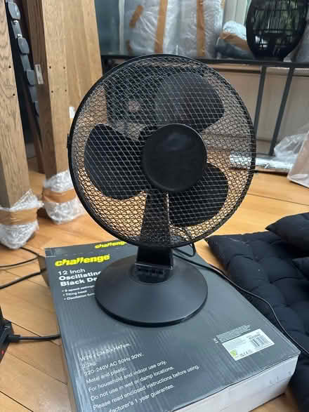 Photo of free Black desk fan (Shepherds Bush W6) #1