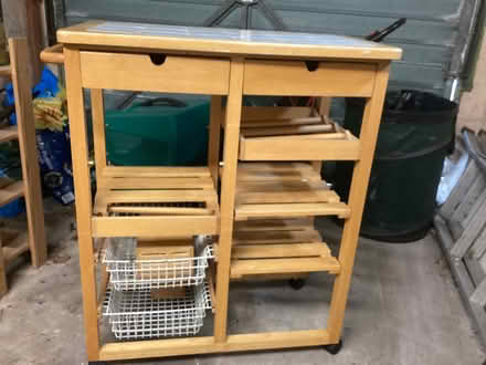 Photo of free Small kitchen unit on casters (L19 Garston off South Mossley) #2