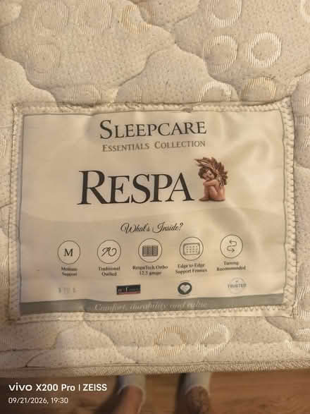 Photo of free Bed Mattress + Frame (Tandy Court, Spitalfields) #2